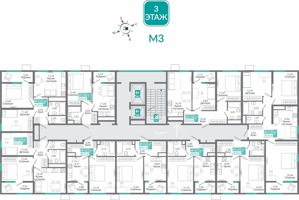 
  Продается 1-комн. квартира 36.36 м², в ЖК Мир . Фото 1.