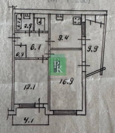 
  Продается 2-комн. квартира 63.5 м². Фото 2.