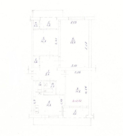 
  Продается 3-комн. квартира 71 м². Фото 23.