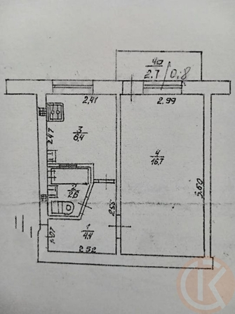 
  Продается 1-комн. квартира 30.1 м². Фото 14.