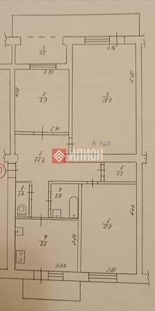 
  Продается 3-комн. квартира 70.6 м². Фото 23.