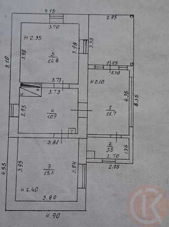 
  Продается дом 59 м². Фото 2.