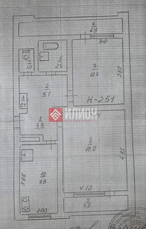 
  Продается 2-комн. квартира 62.3 м². Фото 21.