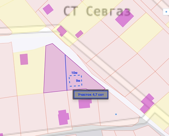 
  Продается земельный участок 4.7 сотки. Фото 7.