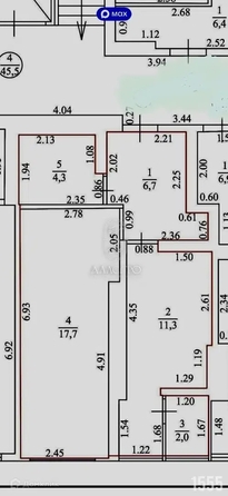 
  Продается 1-комн. квартира 42 м². Фото 16.
