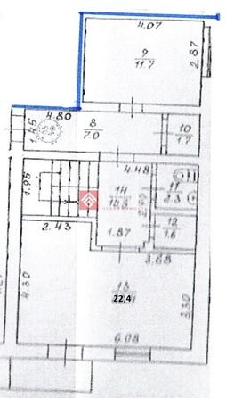
  Продается 3-комн. квартира 112.4 м². Фото 3.