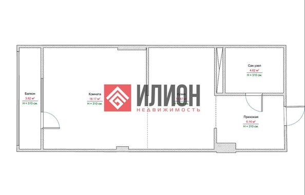 
  Продается 1-комн. квартира 38.4 м². Фото 18.