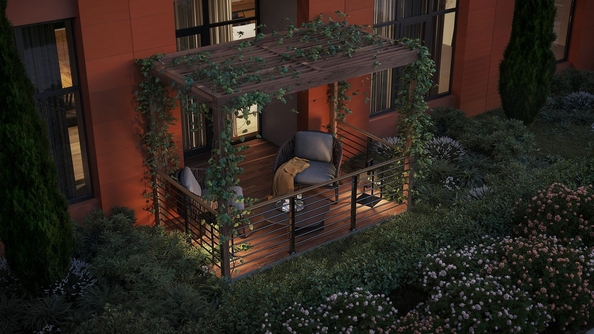 
  Продается 1-комн. квартира 50.83 м², в ЖК Долина Роз. Фото 35.