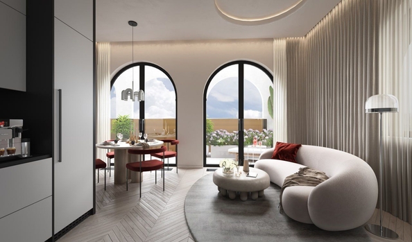 
  Продается 1-комн. квартира 47.56 м², в ЖК Долина Роз. Фото 20.