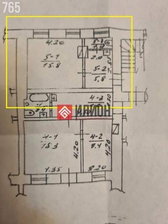 
  Продается 1-комн. квартира 23 м². Фото 15.