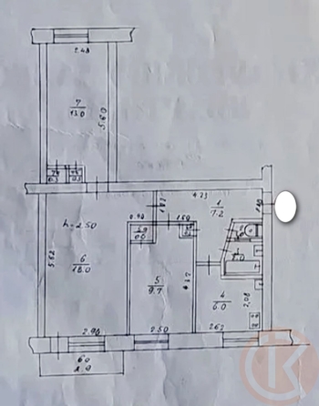 
  Продается 3-комн. квартира 59.2 м². Фото 21.