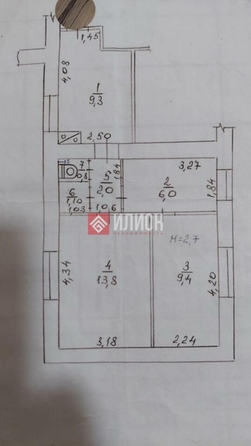 
  Продается 3-комн. квартира 42.4 м². Фото 19.