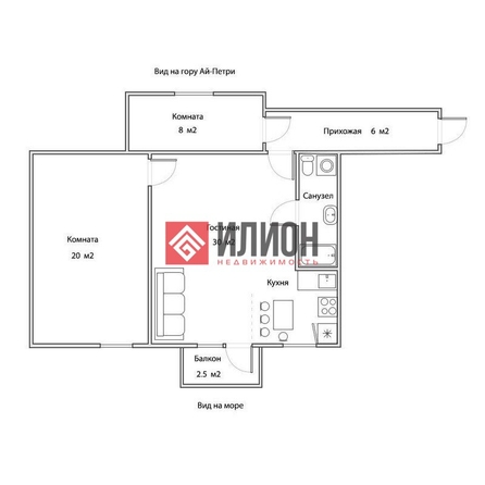
  Продается 2-комн. квартира 67.9 м². Фото 4.