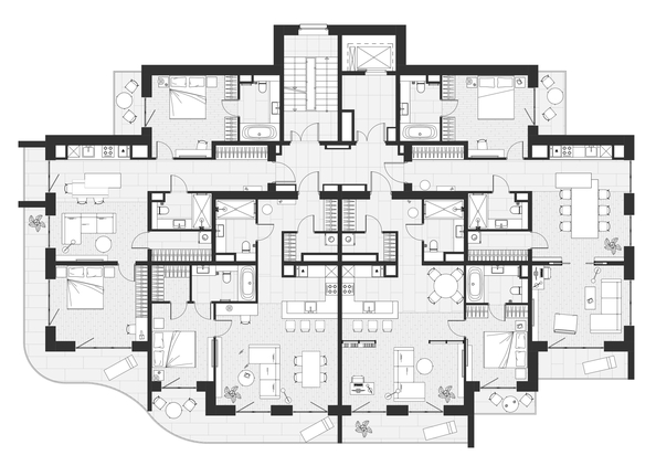 
  Продается 2-комн. квартира 97.55 м², в ЖК Миндаль. Фото 24.