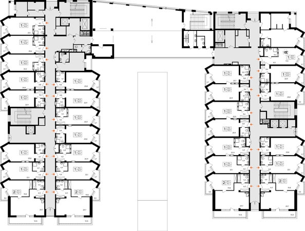 
  Продается апартамент 74.1 м², в АК Космос Смарт Евпатория Отель. Фото 1.