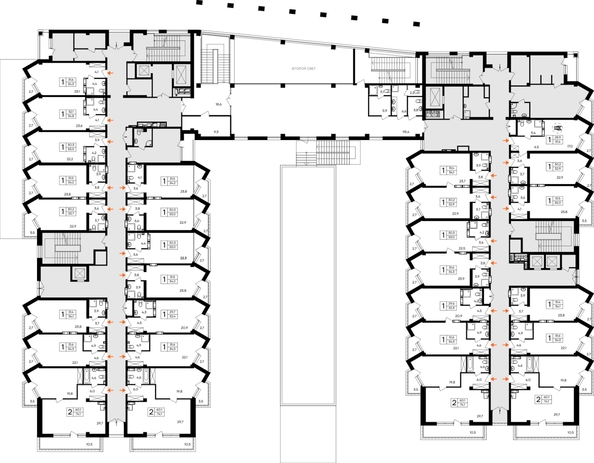 
  Продается апартамент 74.1 м², в АК Космос Смарт Евпатория Отель. Фото 1.