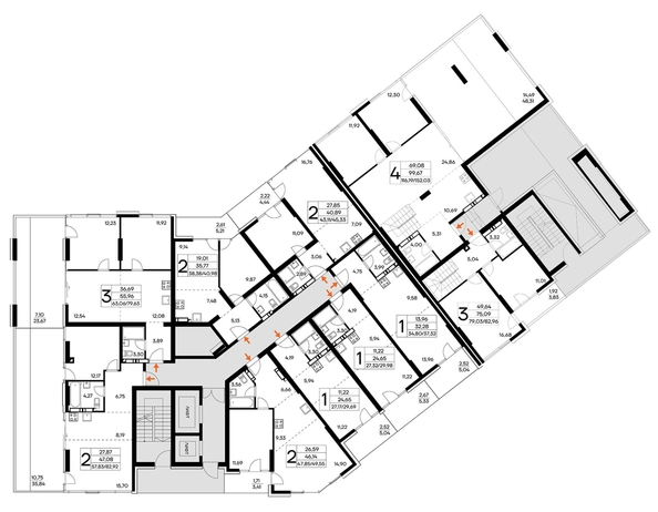 
  Продается 2-комн. квартира 82.92 м², в  Курортный комплекс Лучистое. Фото 1.