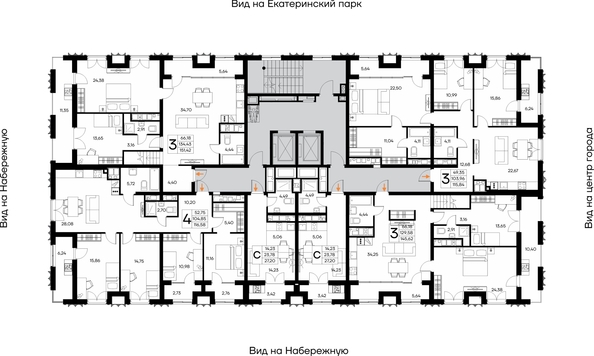 
  Продается 3-комн. квартира 145.62 м², в ЖК Столица. Фото 1.