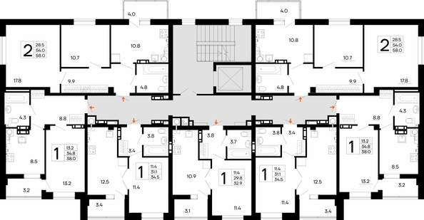 
  Продается 1-комн. квартира 38 м², в ЖК Утёсов. Фото 1.