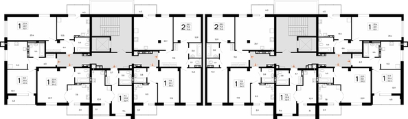 
  Продается 2-комн. квартира 75.8 м², в ЖК Утёсов. Фото 1.