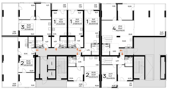 
  Продается 2-комн. квартира 75.12 м², в  Курортный комплекс Лучистое. Фото 1.