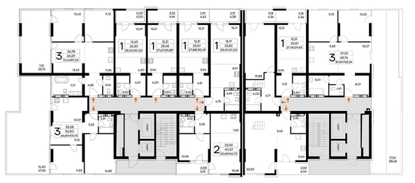 
  Продается 3-комн. квартира 100.15 м², в  Курортный комплекс Лучистое. Фото 1.
