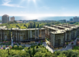 Greenmont (Гринмонт), корпус 1: Макет комплекса Нескучный сад сверху