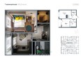 Южный квартал: Планировка 1-комн 40,2 м²