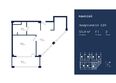 ОДИССЕЙ резиденс: Планировка 1-комн 55,9 м²