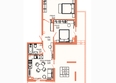 Резиденция Анаполис, дом 25: Планировка 3-комн 75,4 м²