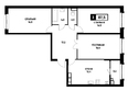 Основа, литер 1.2: Планировка 3-комн 87,5 м²