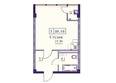Новый город: Планировка 1-комн 30,1 м²