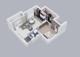 Наследие: Планировка 2-комн 57,3 м²