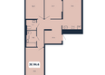 Норд-Премьер, корпус 16: Планировка 3-комн 86,6 м²