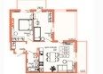 Резиденция Анаполис, дом 22: Планировка 3-комн 67,3 м²