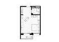 Оливия, корпус 8: Планировка 1-комн 35,8 м²