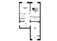 Кварталы 17/77, литер 10.4: Планировка 2-комн 76,4, 76,8 м²