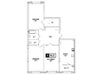 Печорин, литер 5: Планировка 3-комн 94 м²