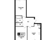 Печорин, литер 2: Планировка 2-комн 63,7, 64,1 м²