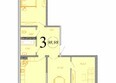 Радонеж, блок-секция 5,6: Планировка 3-комн 98,98 м²