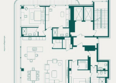 Резиденция Берег: Планировка 4-комн 245 м²