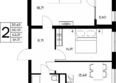 Листория, этап 1: Планировка 2-комн 64,1 м²