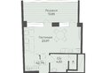 Тамерун, корп 1: Планировка 1-комн 42,74 м²