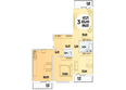 Восточный, литера 41: Планировка 3-комн 88,13, 88,19 м²