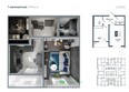 Южный квартал: Планировка 1-комн 39 м²
