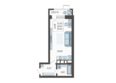 Небо, литера 1: Планировка 1-комн 29,9 м²