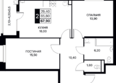 СМАРТПОЛЕТ, литер 6.1: Планировка 2-комн 67,9 м²