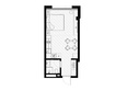 Оливия, корпус 9: Планировка Студия 29,5 м²