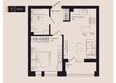 Эрмитаж, дом Малевич, к 1.1: Планировка 1-комн 37,3 м²