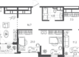 Все Свои ВИП, литера 6: Планировка 3-комн 112,5 м²
